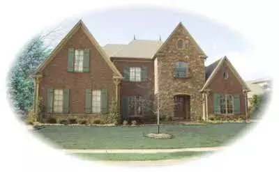 Traditional house plans 6-1276 - front exterior, 4,940 sq ft, 4 bed, 4 bath house plans | Monster House Plans