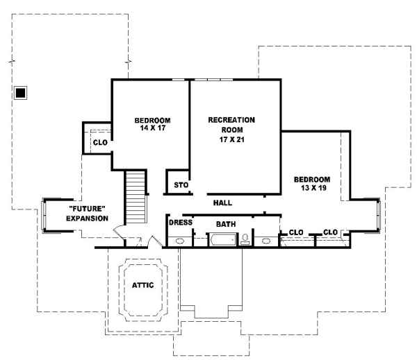 Upper/Second Floor Plan:6-1282
