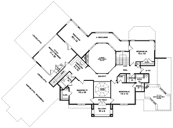 Upper/Second Floor Plan:6-1287