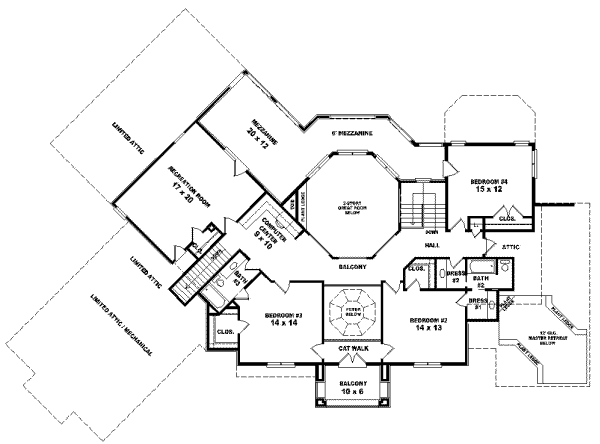 Upper/Second Floor Plan:6-1288