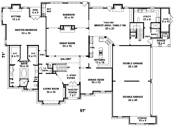 Main Floor Plan: 6-1291