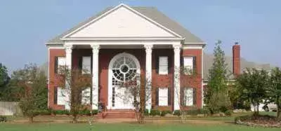 Georgian house plans 6-1293 - front exterior, 6,678 sq ft, 4 bed, 4 bath house plans | Monster House Plans
