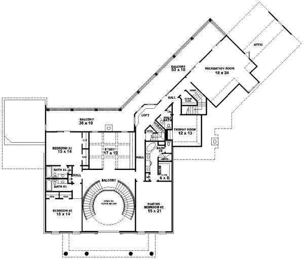 Upper/Second Floor Plan:6-1293