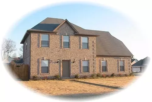 Traditional house plans 6-1304 - front exterior, 1,573 sq ft, 3 bed, 2 bath house plans | Monster House Plans