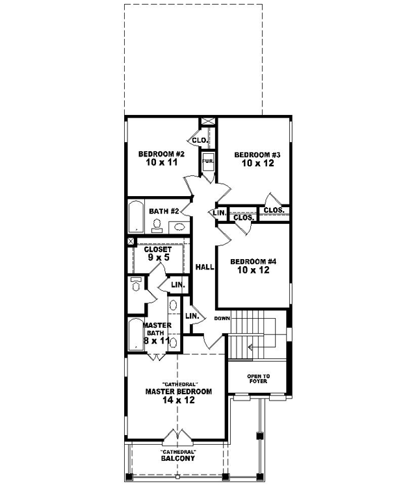 Upper/Second Floor Plan:6-1309