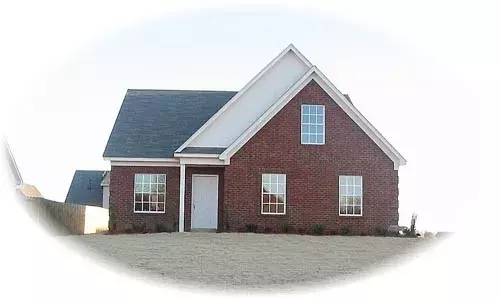 Traditional house plans 6-1314 - front exterior, 1,659 sq ft, 3 bed, 2 bath house plans | Monster House Plans