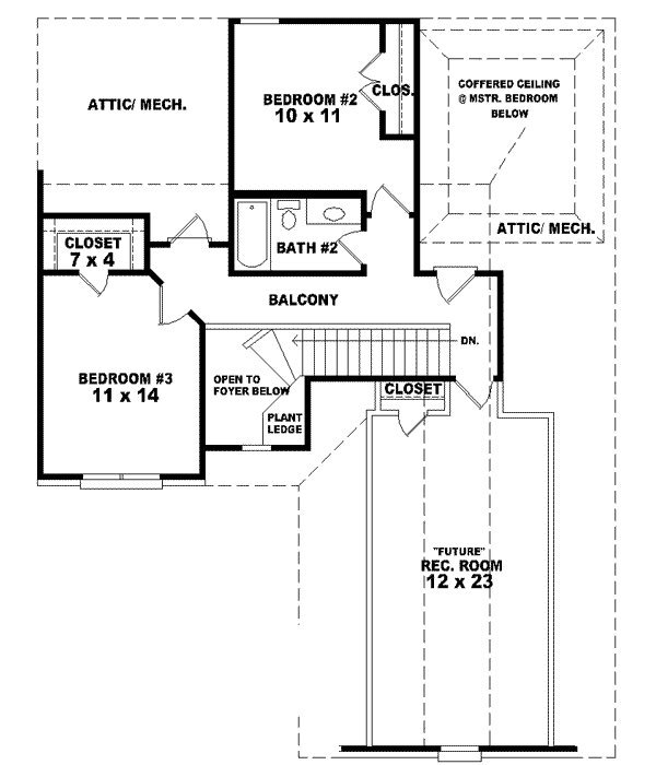 Upper/Second Floor Plan:6-1327