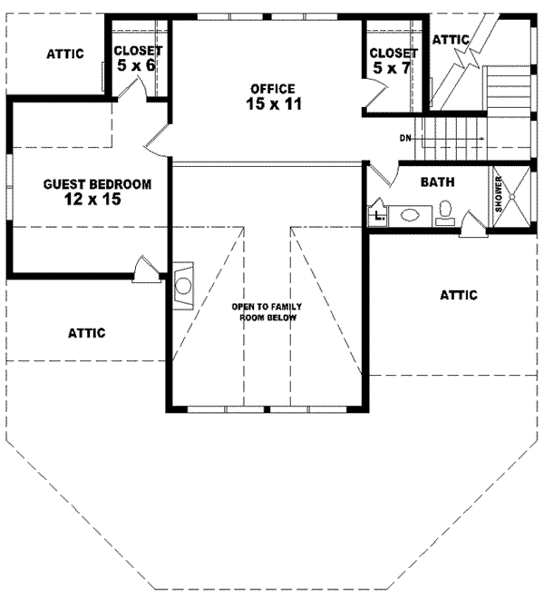 Upper/Second Floor Plan:6-1331