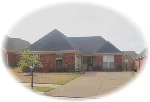 Traditional house plans 6-1334 - front exterior, 1,347 sq ft, 3 bed, 2 bath house plans | Monster House Plans