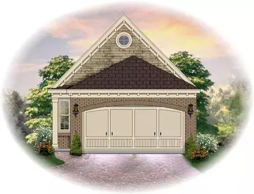 Traditional house plans 6-1339 - front exterior, 1,334 sq ft, 3 bed, 2 bath house plans | Monster House Plans