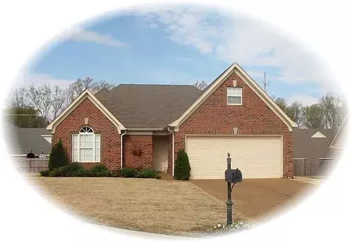 Traditional house plans 6-1342 - front exterior, 1,402 sq ft, 3 bed, 2 bath house plans | Monster House Plans