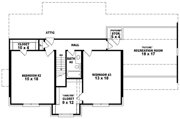 Upper/Second Floor Plan:6-1345