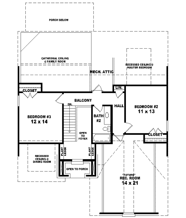 Upper/Second Floor Plan:6-1347