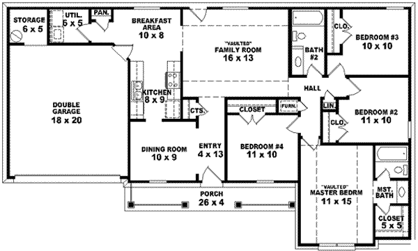 Main Floor Plan: 6-1350