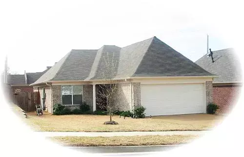 Traditional house plans 6-1356 - front exterior, 1,465 sq ft, 3 bed, 2 bath house plans | Monster House Plans