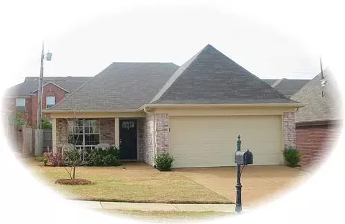 Traditional house plans 6-1357 - front exterior, 1,465 sq ft, 3 bed, 2 bath house plans | Monster House Plans