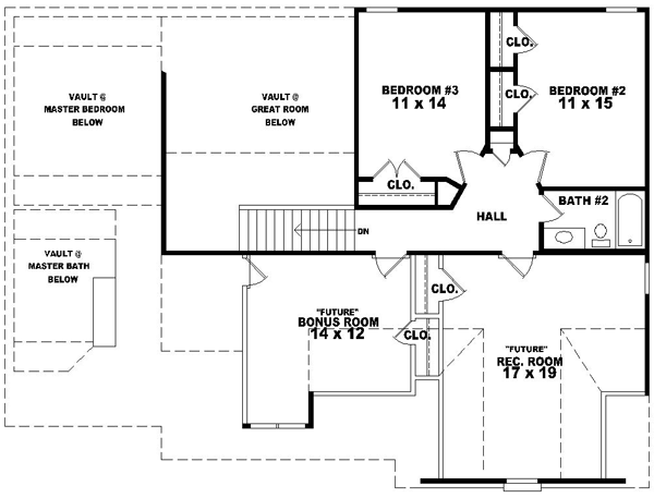 Upper/Second Floor Plan:6-1362