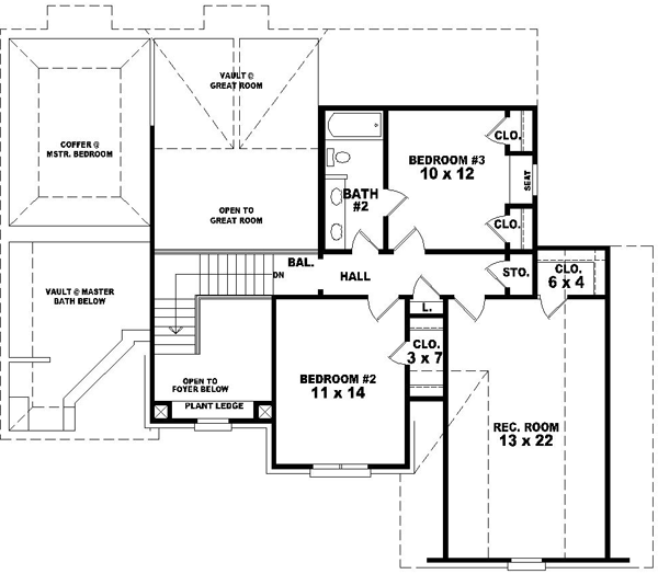 Upper/Second Floor Plan:6-1367