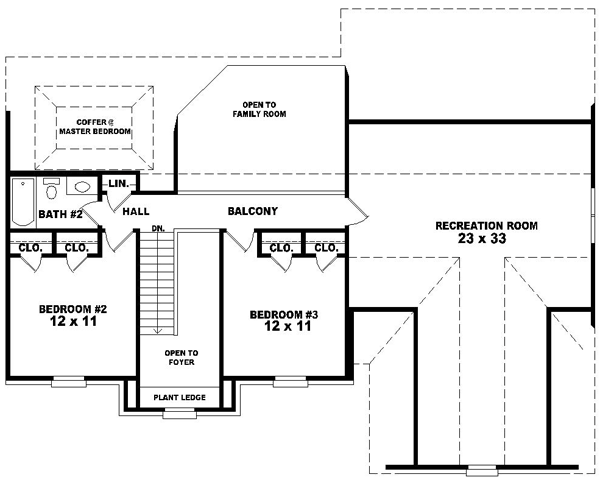 Upper/Second Floor Plan:6-1380