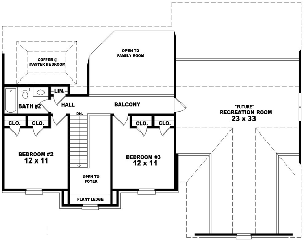 Upper/Second Floor Plan:6-1383