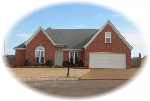 Traditional house plans 6-1412 - front exterior, 1,725 sq ft, 3 bed, 2 bath house plans | Monster House Plans