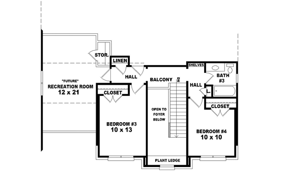 Upper/Second Floor Plan:6-1413