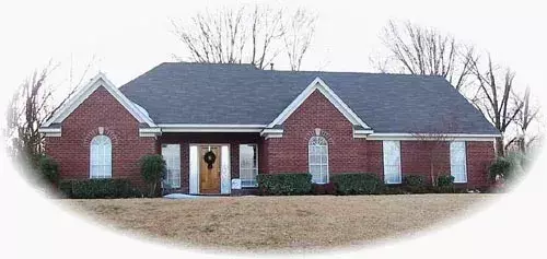 Traditional house plans 6-1421 - front exterior, 1,816 sq ft, 3 bed, 2 bath house plans | Monster House Plans