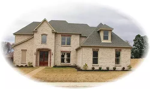 French Country house plans 6-1436 - front exterior, 2,779 sq ft, 4 bed, 3 bath house plans | Monster House Plans