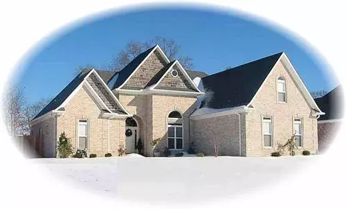 Traditional house plans 6-1478 - front exterior, 2,638 sq ft, 3 bed, 3 bath house plans | Monster House Plans