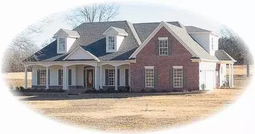 Country house plans 6-1483 - front exterior, 3,856 sq ft, 4 bed, 3 bath house plans | Monster House Plans