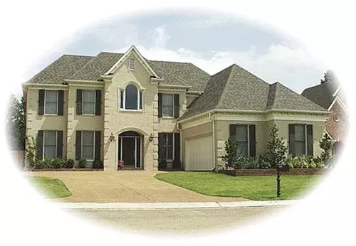European house plans 6-1491 - front exterior, 3,023 sq ft, 4 bed, 3 bath house plans | Monster House Plans