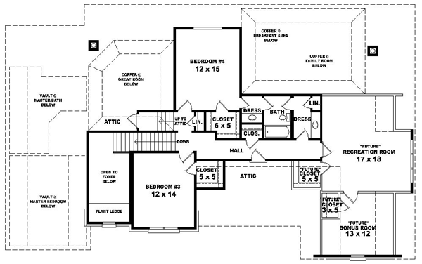 Upper/Second Floor Plan:6-1522