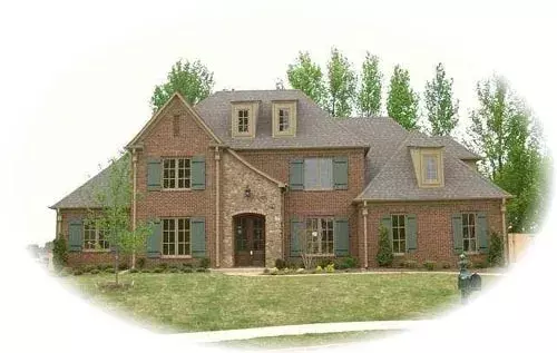 French Country house plans 6-1531 - front exterior, 3,780 sq ft, 3 bed, 4 bath house plans | Monster House Plans