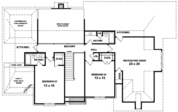 Upper/Second Floor Plan:6-1531