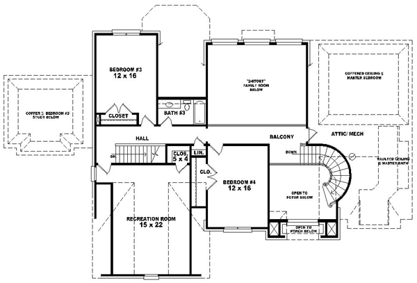 Upper/Second Floor Plan:6-1539
