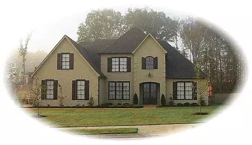 French Country house plans 6-1544 - front exterior, 3,150 sq ft, 4 bed, 3 bath house plans | Monster House Plans