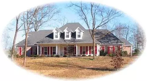 Southern house plans 6-1548 - front exterior, 2,646 sq ft, 3 bed, 2 bath house plans | Monster House Plans