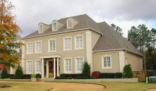 Southern Colonial house plans 6-1563 - front exterior, 4,716 sq ft, 5 bed, 3 bath house plans | Monster House Plans