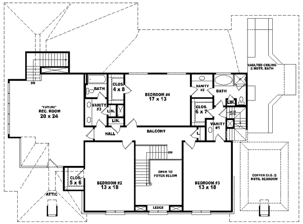 Upper/Second Floor Plan:6-1565