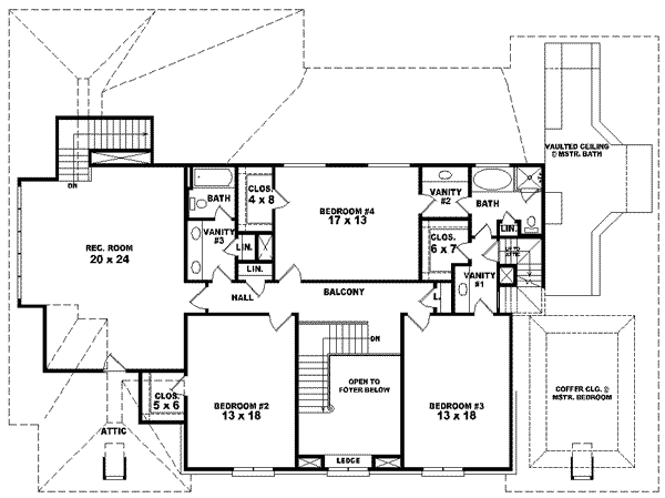 Upper/Second Floor Plan:6-1566
