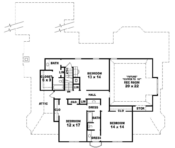 Upper/Second Floor Plan:6-1567