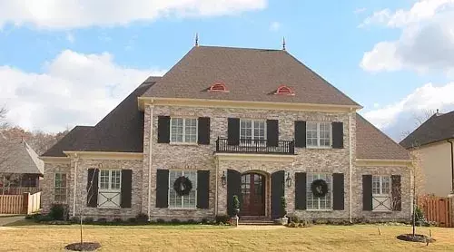 Southern Colonial house plans 6-1568 - front exterior, 4,426 sq ft, 4 bed, 4 bath house plans | Monster House Plans