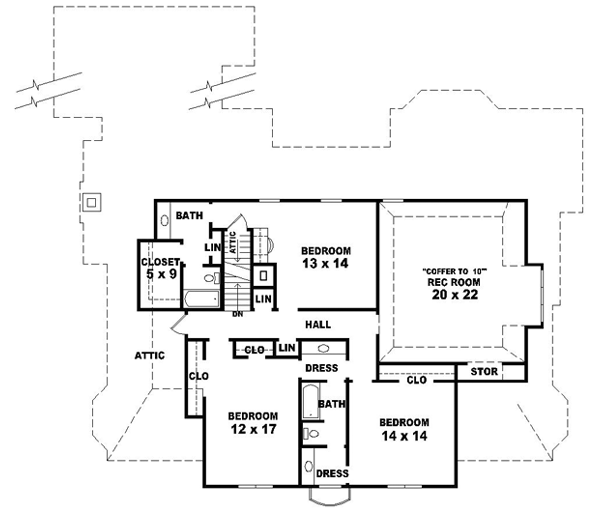 Upper/Second Floor Plan:6-1569