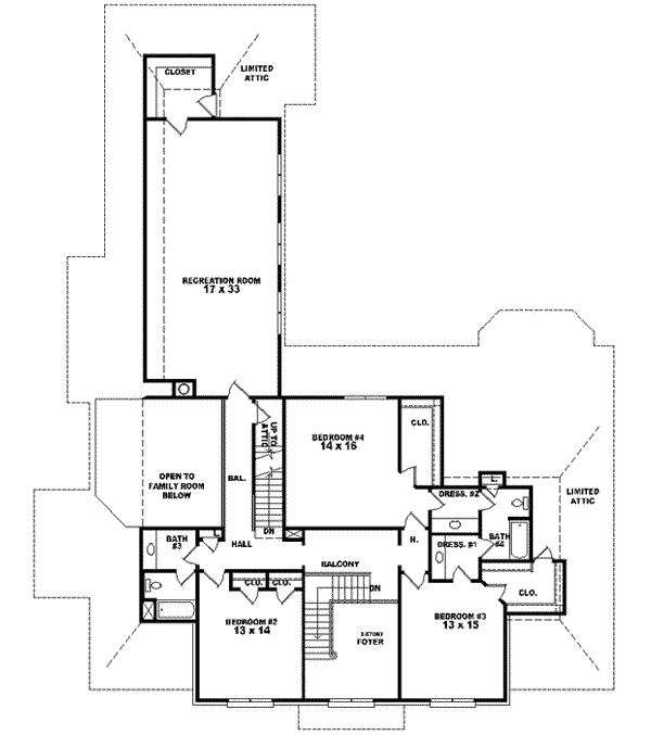 Upper/Second Floor Plan:6-1570