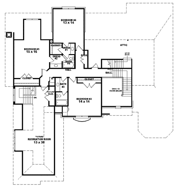 Upper/Second Floor Plan:6-1571