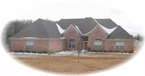 Traditional house plans 6-1573 - front exterior, 3,105 sq ft, 5 bed, 4 bath house plans | Monster House Plans