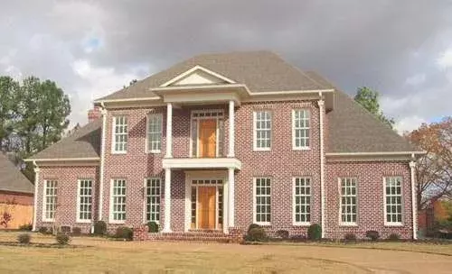 Plantation house plans 6-1589 - front exterior, 5,003 sq ft, 5 bed, 4 bath house plans | Monster House Plans