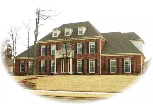 Southern Colonial house plans 6-1591 - front exterior, 4,574 sq ft, 4 bed, 4 bath house plans | Monster House Plans