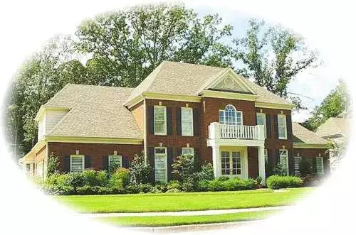 Southern Colonial house plans 6-1598 - front exterior, 4,360 sq ft, 4 bed, 4 bath house plans | Monster House Plans