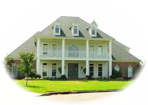 Southern Colonial house plans 6-1599 - front exterior, 4,312 sq ft, 4 bed, 4 bath house plans | Monster House Plans